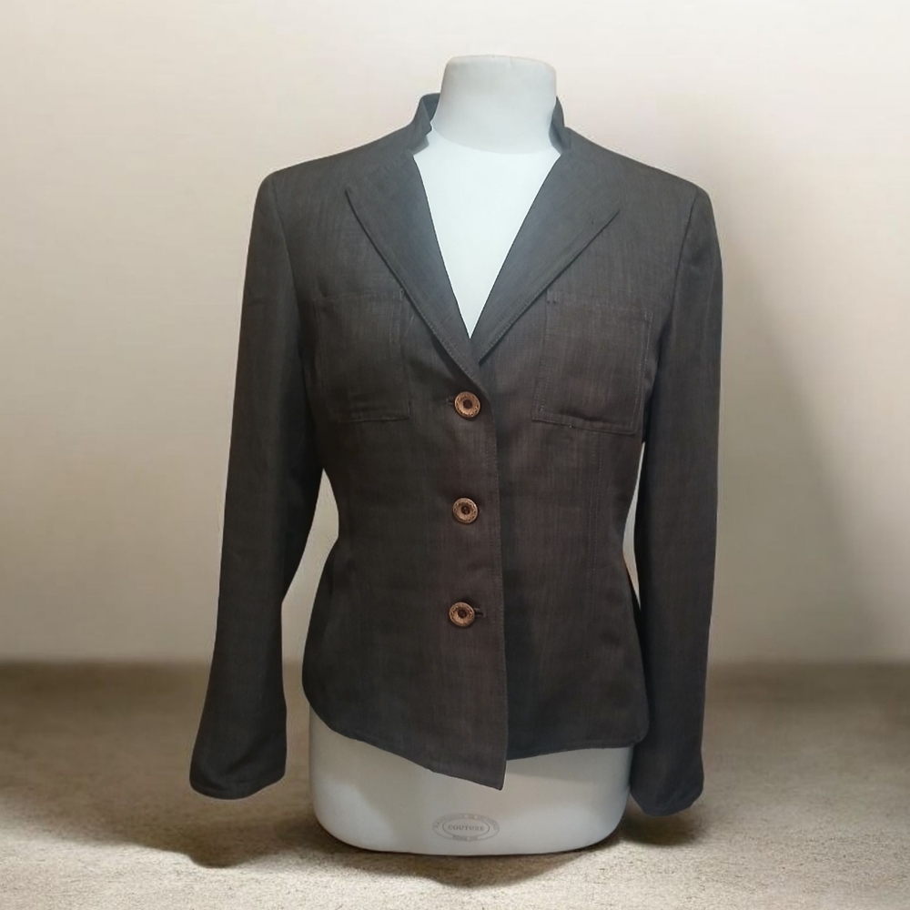 🔥🔥Kasper Dark Brown Women's Blazer